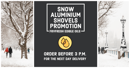 Stay Ahead of the Snow with our Aluminium Snow Shovels! - Fry Fresh Edible Oils