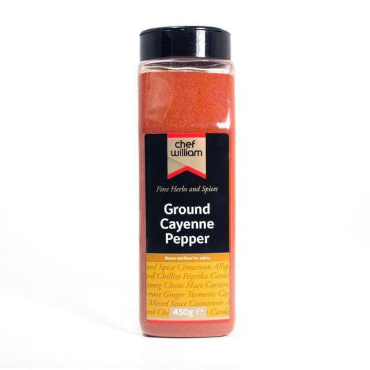Ground Cayenne Pepper 450g - Chef William - Fry Fresh Edible Oils
