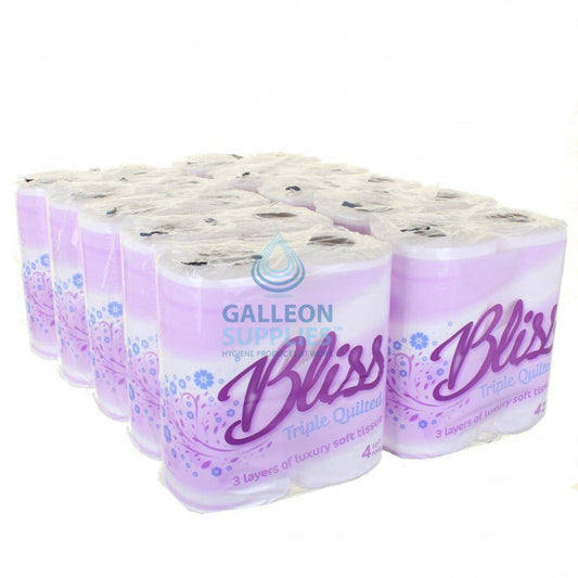 Bliss Triple Quilted toilet Tissue (10 x 4 pack) - Fry Fresh Edible Oils