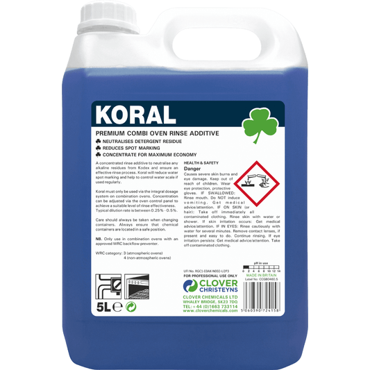 Koral Premium Combi Oven Rinse - Fry Fresh Edible Oils