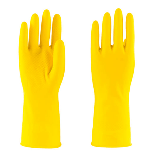 Yellow Latex Rubber Household Glove - Fry Fresh Edible Oils
