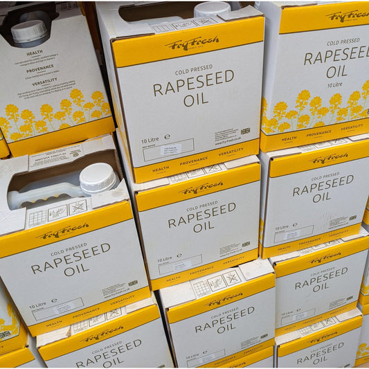 New Extra Virgin Rapeseed Cold Press - 10L - Fry Fresh Edible Oils